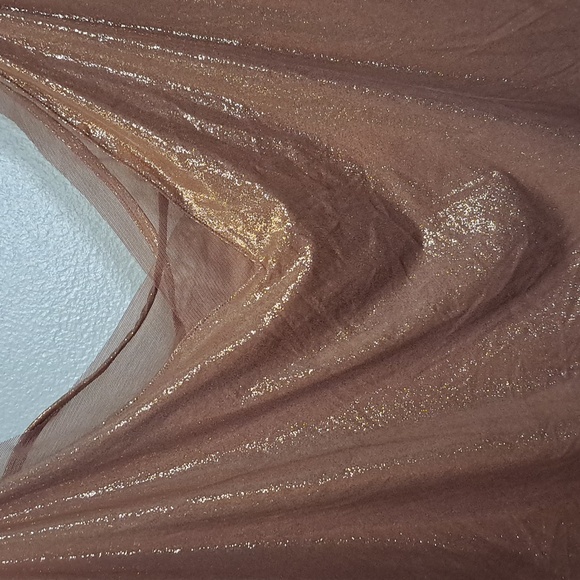 Victoria's Secret Metallic Bronze Lingerie Pajama Set NWOT - Picture 3 of 9